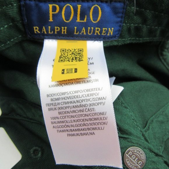 Polo Ralph Lauren Ralph's Coffee New York NYC Baseball Hat Cap Green NEW - Picture 12 of 13